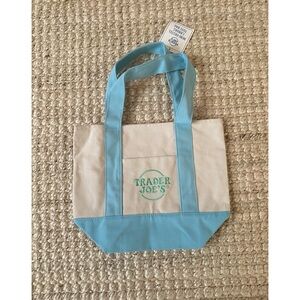 Trader Joe’s Mini Pastel Canvas Tote Bag